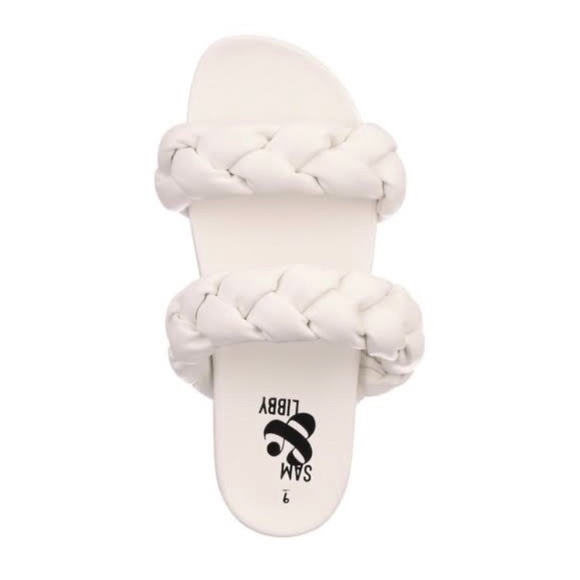 Sam & Libby Adelaide double braided Footbed sandals size 7 NWT - Picture 2 of 3